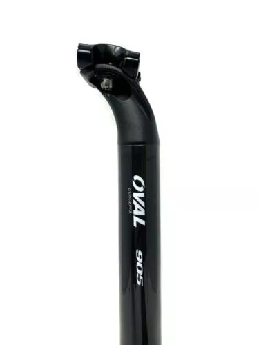 Oval Concepts 905 31.6mm Carbon 2 Bolt Black Bike Seat Post 350mm  Long