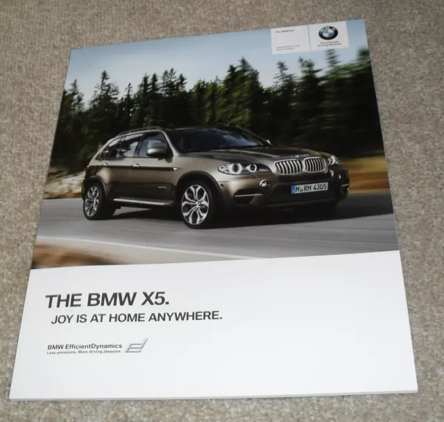 BMW X5 Brochure 2010 - xDrive 30d 40d 50i SE / M Sport - 2nd Edition