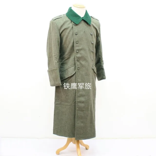 Only Size Xl German Army M36 Field Grey Wool Greatcoat Coat