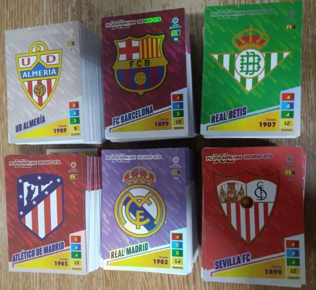 Lote 360 cromos diferentes Adrenalyn 2022-2023 (básicas, Energy, Diamantes ...)