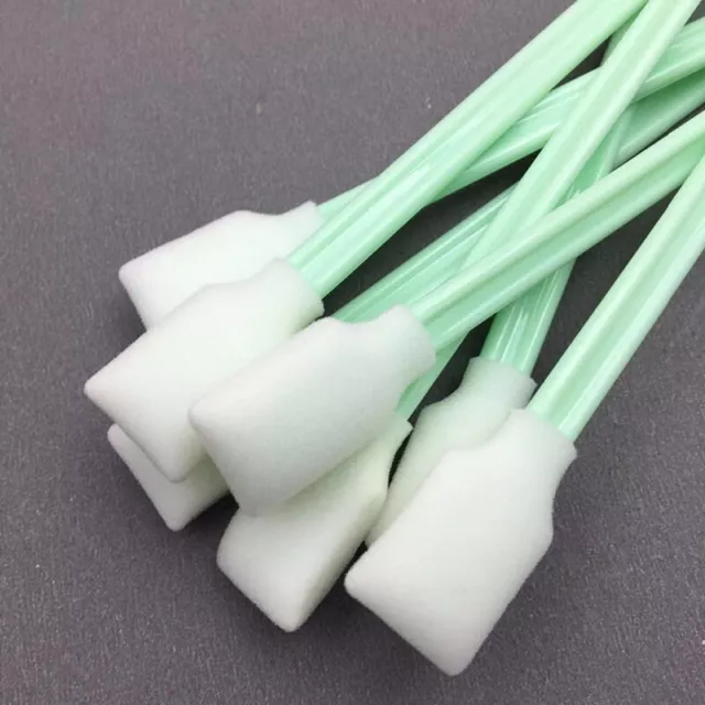 50/100pcs Solvent Foam Tipped Cleaning Swab Printer for Printhead Cleaning Tool