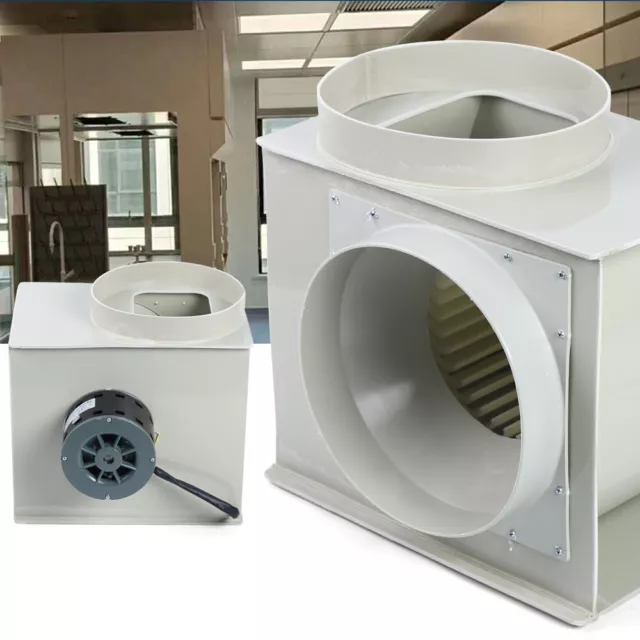 PP250 300W Centrifugal Blower Fan Lab Fume Hood Dedicated Fan Anti-corrosion