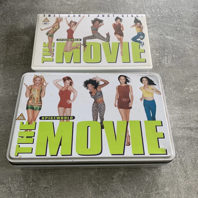 SPICE GIRLS &SPICEWORLD& the movie VHS With Rare Video tin £24.99