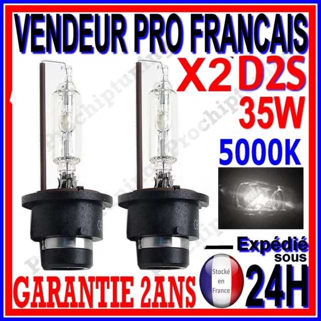 2 Ampoules D2S Xenon 35W Kit Hid 12V Lampe D Origine Pour Feu Phare 5000K Blanc