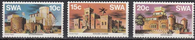 SWA (Namibia) Nr. 417-419** Schlösser in Südwestafrika