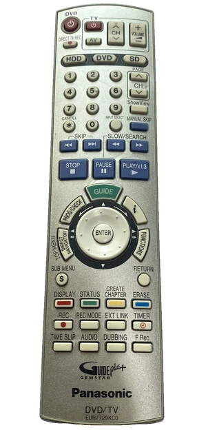 Festplatten DVD Recorder Fernbedienung Panasonic DMR-EH52 In - Foto 3