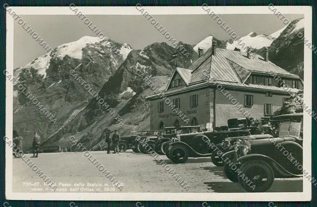 Sondrio Passo Stelvio Foto cartolina QQ7559
