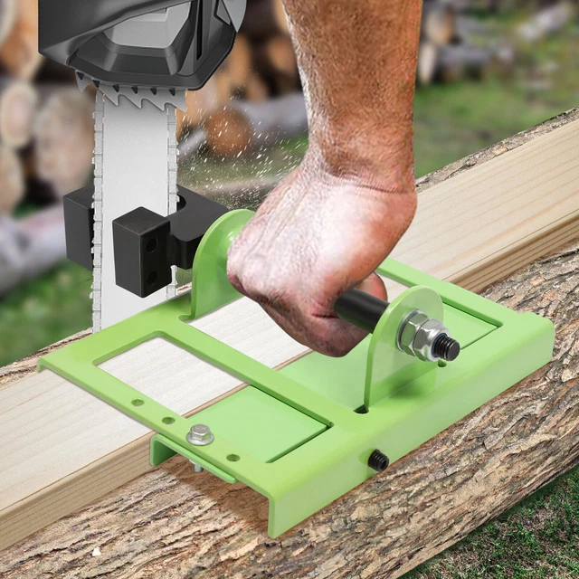 MINI CHAINSAW MILL Lumber Wood Vertical Cutting Guide Open Frame