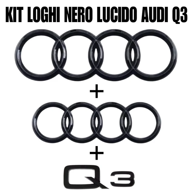 Fregio Badge Stemma Posteriore ABARTH 595 PISTA NERO E ROSSO LUCIDO - Creazione Moderna - Foto 5