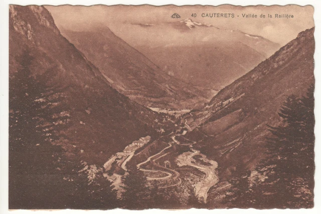 CPA 65 - CAUTERETS - VALLÉE DE LA RAILLÈRE (Hte-PYRÉNÉES) NON ÉCRITE