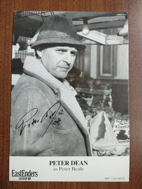 PETER DEAN *Peter Beale* EASTENDERS PRE-SIGNED AUTOGRAPH FAN CAST CARD FREE POST