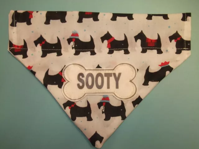 Collier Scotty Dog Bandana Personnalisé Joli Cadeau