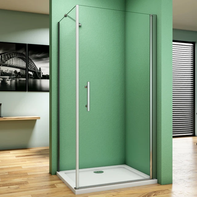 Duschtür 100x195 Cm Mit Nano-Beschichtung – ESG-Sicherheitsglas, Beidseitig Montierbar