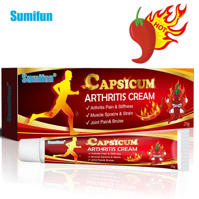 Sumifun Capsicum Arthritis Cream Hot Rheumatoid Arthritis Joint Knee Pain Relief