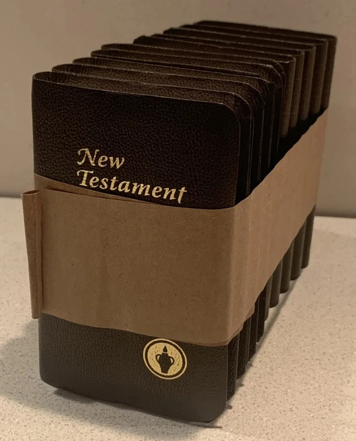 LOT OF 10 Pocket Bible Gideons International New Testament Psalms