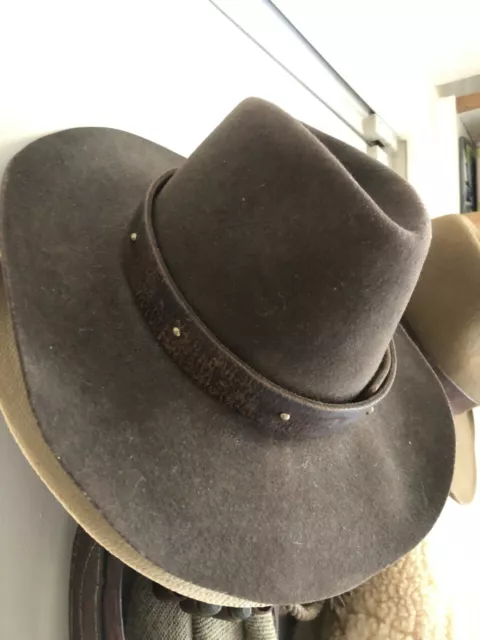 Bande de chapeau en cuir style vintage - replique de red dead 2 - cowboy