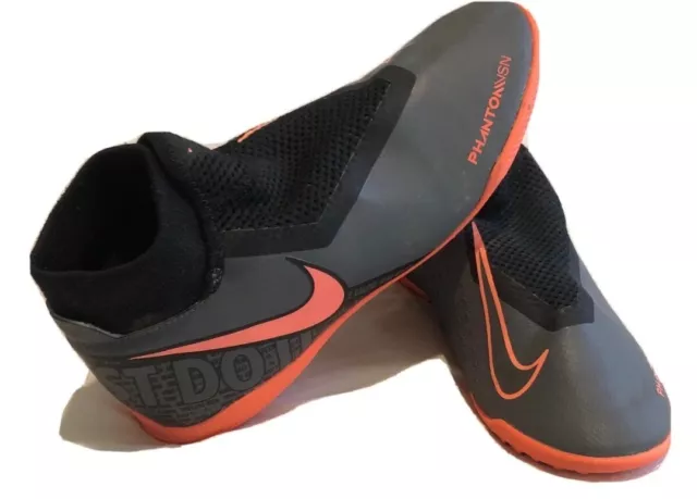 Sehr guter Zustand Nike Phantom VSN 2 Ghost Lace TF Astro Rasen Fußballstiefel Größe 5
