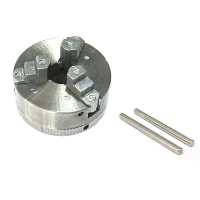 1Set 3 Jaws Manual Lathe Chuck With Tools Accessories 3-Jaw Lathe Chuck