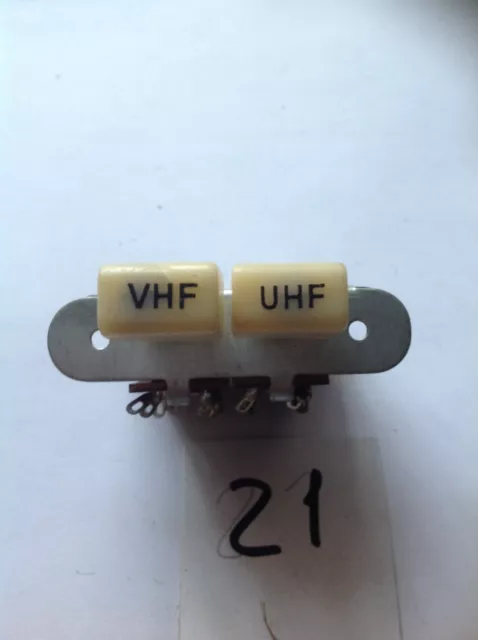 commutatore uhf vhf tv vintage button television