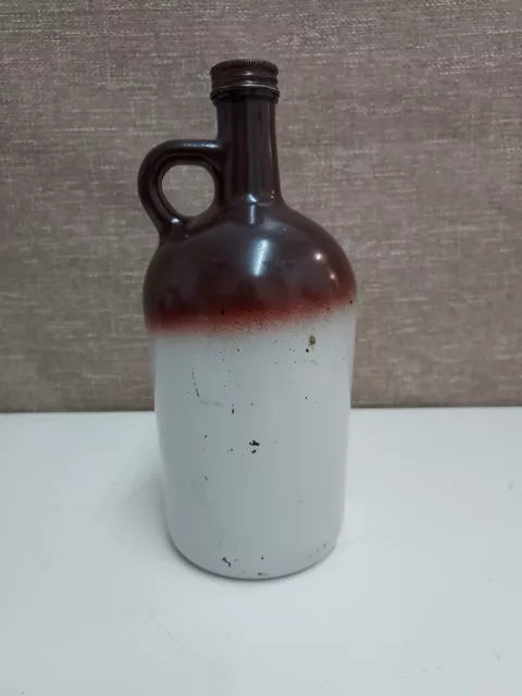 Old Ozarks Molasses Sorghum Syrup Jug Glass Bottle Vintage Antique Small