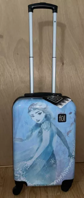 Disney by Ful Frozen 2 Elsa 21” Carry-On Spinner Luggage Hardshell New With Tags