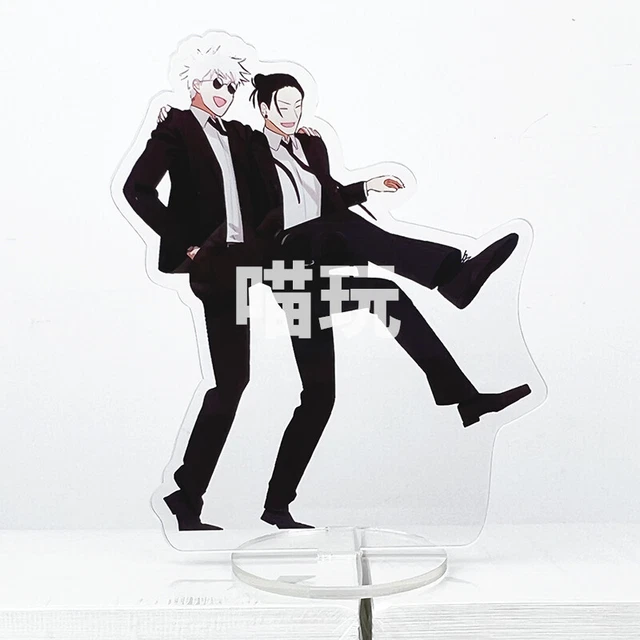 Zhongkaihua Anime Figurine JJK Geto Suguru/Gojo Satoru Figurine 10 cm PVC JJK Anime Action Figure Gojo Satoru/Geto Suguru Statue Modele Ornements Decoration Bureau