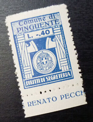 Italy Croatia Revenue Stamp - Comune di Pinguente L 40 Coat of Arms A3
