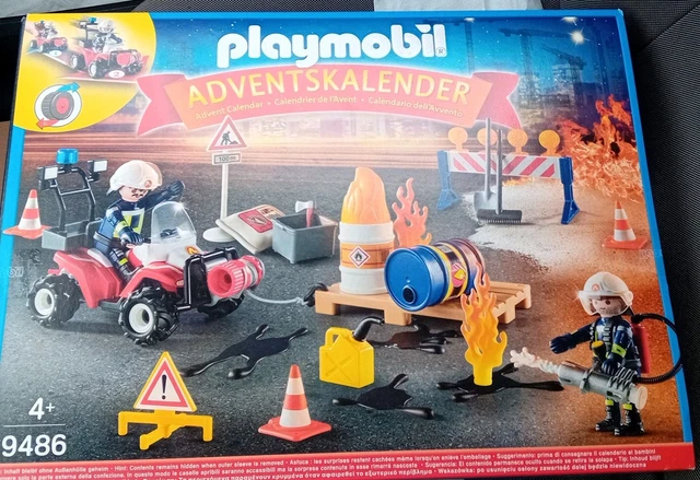 Jeu De Cartes PLAYMOBIL Pompier - Boîte Ouverte Mais Cartes Neuves Et Sous Scellé - Occasion Rare