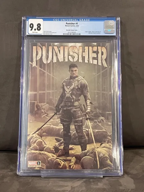 PUNISHER - Issue #1 - BARENDS VARIANT COVER - CGC 9.8
