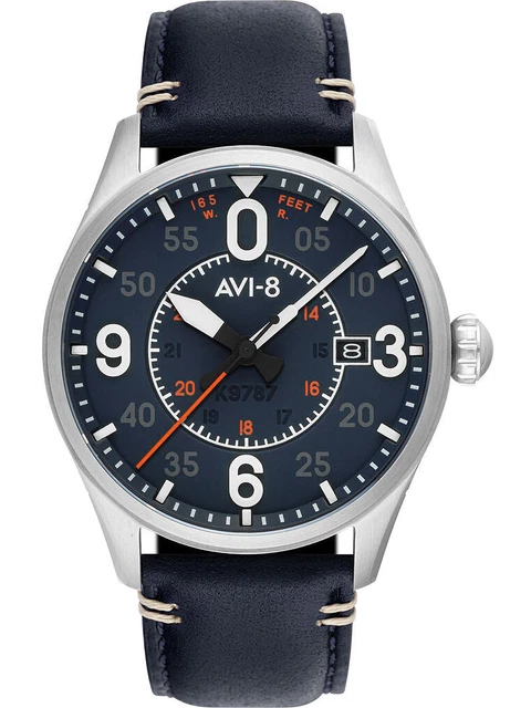 AVI-8 AV-4090-02 Spitfire Automatico Orologio Uomo 42mm 5ATM