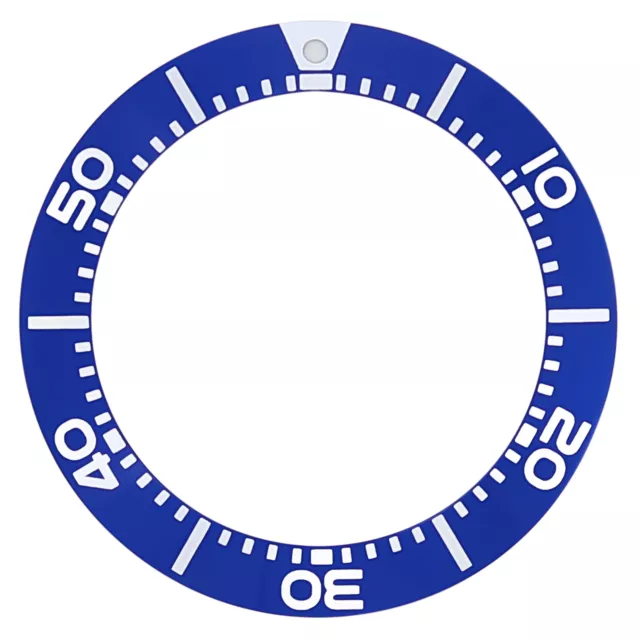 Bezel Insert For Seiko Prospex Scuba Diver Watch 200M Ska371 Kinetic Blue Top Qy