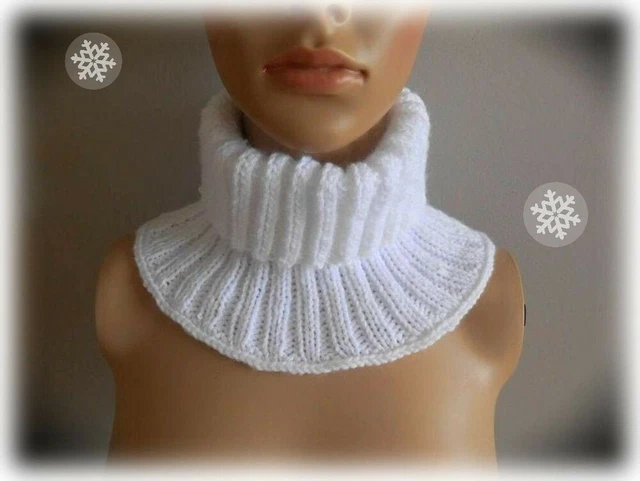 Faux Col Snood Cachemire Femme Plastron Col Roulé Femme Faux Col