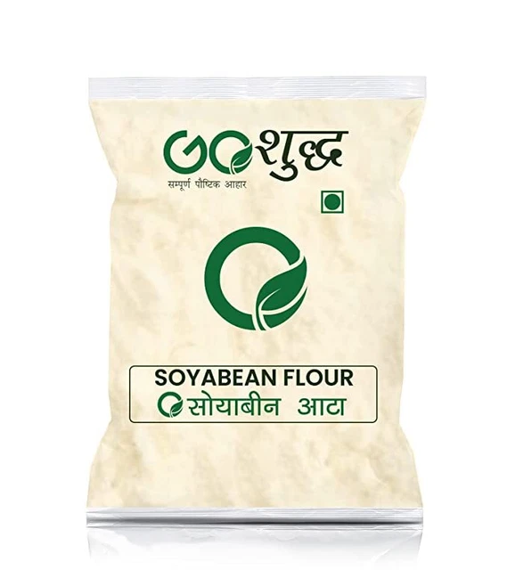 Soyabean Atta Farina Per Immunità Booster Proteine Uomo Woomen Di 500g