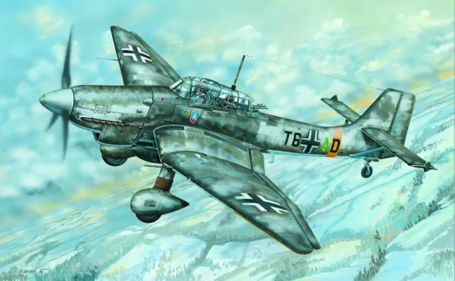 Trumpeter 03217 - 1:3 2 Junkers Ju-87D Stuka - Neuf