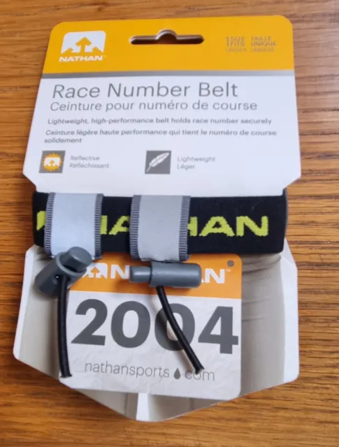 Nathan Race Number running Belt NEW