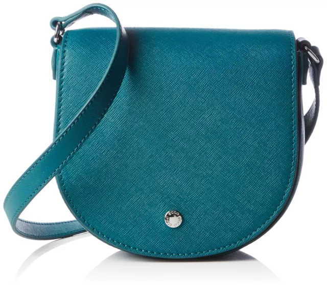 ECCO IOLA LOLA Saddle Bag leather teal NEW Retail $79.00 - PicClick