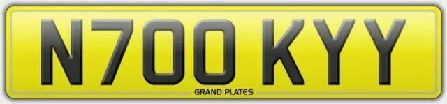 Nicky Nick Nicks Nicola Nicholas Nic Private registration number plate N700 KYY