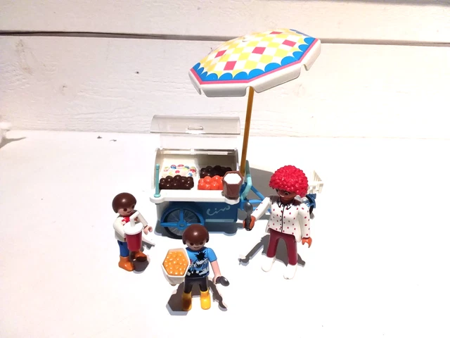 LOT PLAYMOBIL VINTAGE : Ecole 3522 Jardin récréation 3416