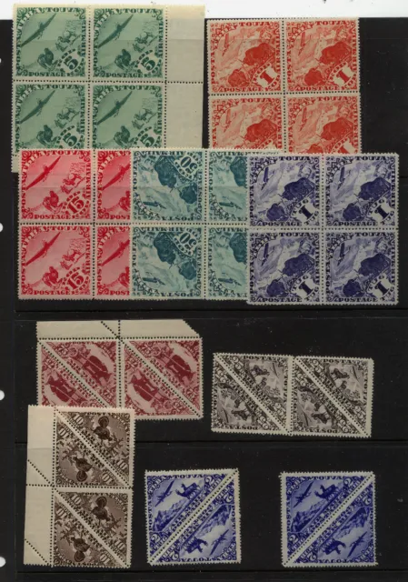 Tannu Tuva    nice lot of early airmail stamps mint  NH        MS0122