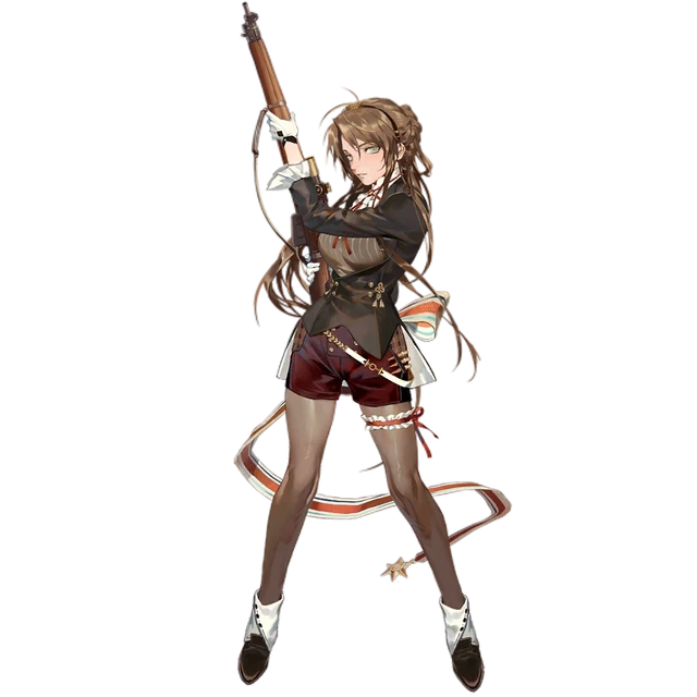 GIRLS FRONTLINE LEEENFIELD Huntress' Frock Anime Waifu Sticker 6" Car