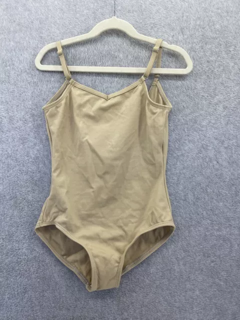 Capezio Girls Youth Dance Leotard Solid Nude Size Large