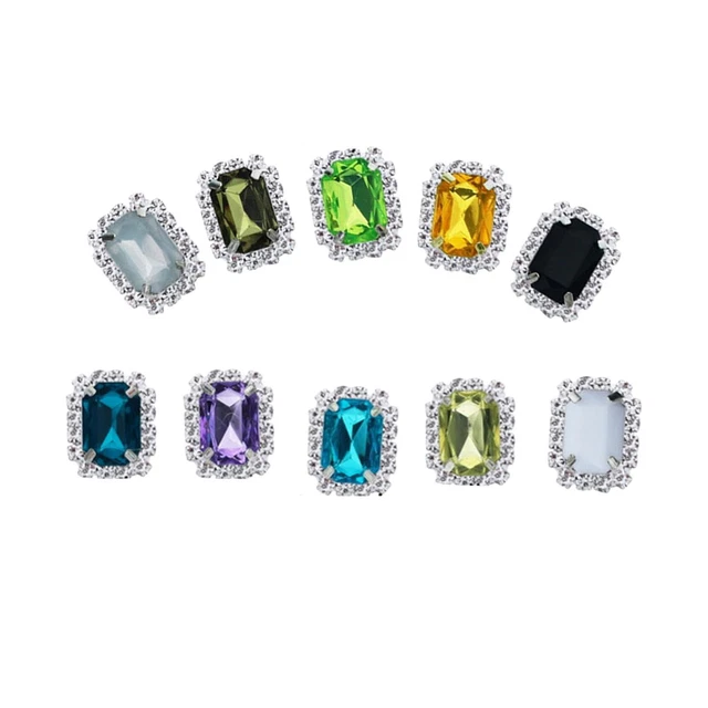 10 Stück Strass-Knöpfe, Dekorative Frauen, Mädchen, Zum Basteln Von Broschen