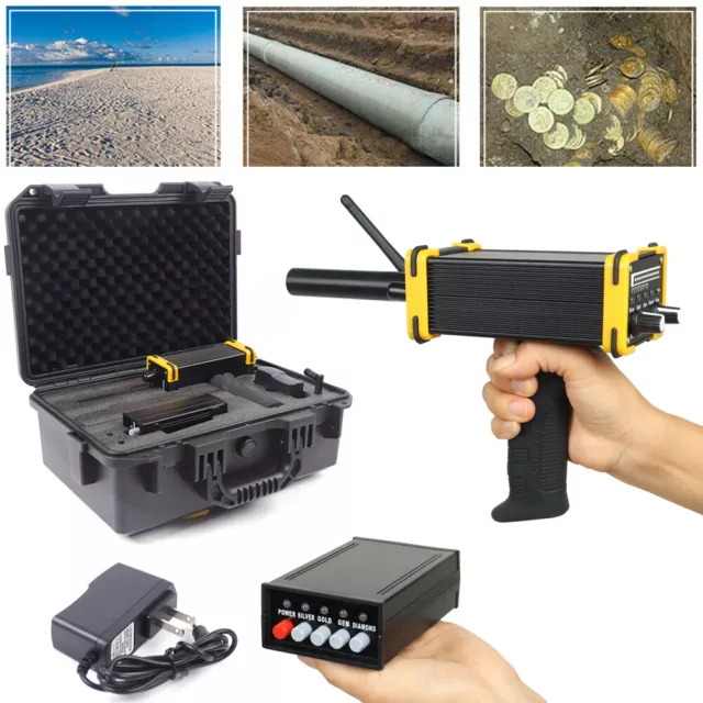 3D Gold Silver Gem Diamond Metal Detector for Treasure Hunter Long Range 0-1000M