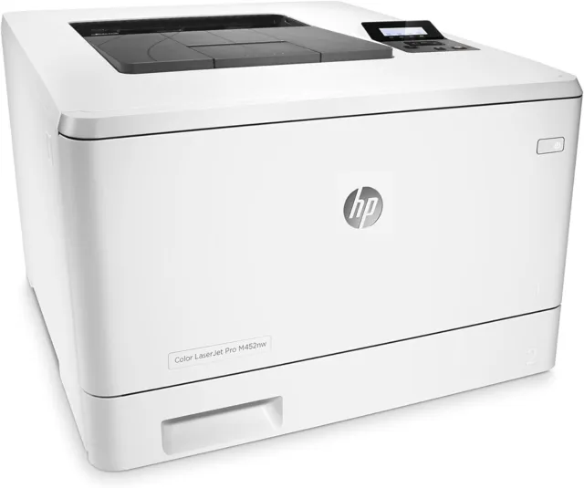 HP Color LaserJet Pro M452nw A4 Color Laser Printer /B-80/C-80%/M & Y-90% Toner 2