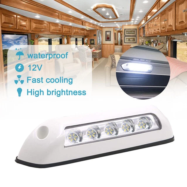 Barre LED Intérieure Bleue 24V 400mm - 18 LED DRL - Pour Camion, Modification - Marque 24/7 AUTO