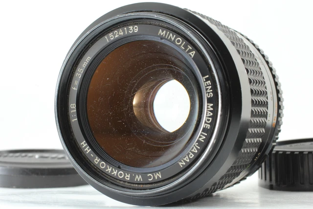 EXC+ 5] minolta Mc W.Rokkor-Hh 35mm F/1.8 Angle Large Mf Objectif De