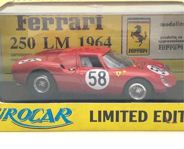 Ferrari 250 LM Le Mans 1964 Red by Mercury 1:43 (39)(No box) – Collectibles