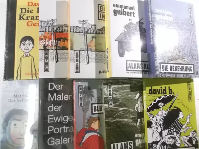 10 Stück Comic Paperback Sammlung Edition Moderne Neupreis 274 EUR Neuwertig 2