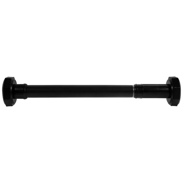 Ivilon Asta Per Tenda Telescopica In Metallo, Diametro 2,5 Cm, Regolabile Da 30 A 640 Cm, Colore Avorio/bianco Con Pomelli