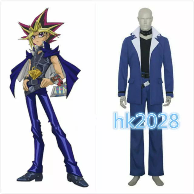 NEW Yu Gi Oh ! Yugi Mutou YuGiOh Cosplay Costume Custom-made &